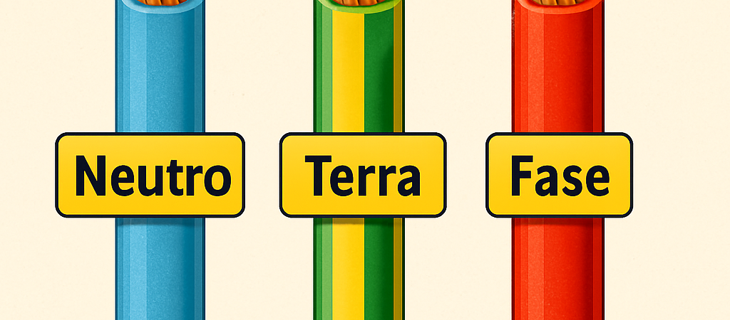 Padrões de cores dos fios elétricos (NBR 5410)