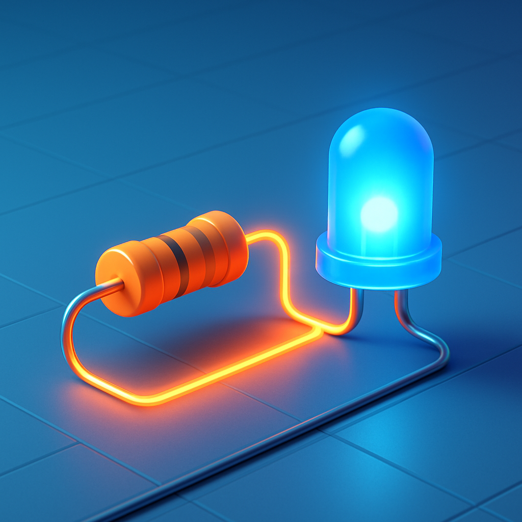 LED e o Resistor: Por Que Essa Dupla é Inseparável?